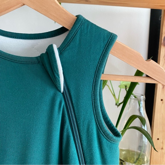 Kyte BABY Emerald Green Bamboo Sleep Bag 1.0 Tog 3t-5t Large - Picture 5 of 10